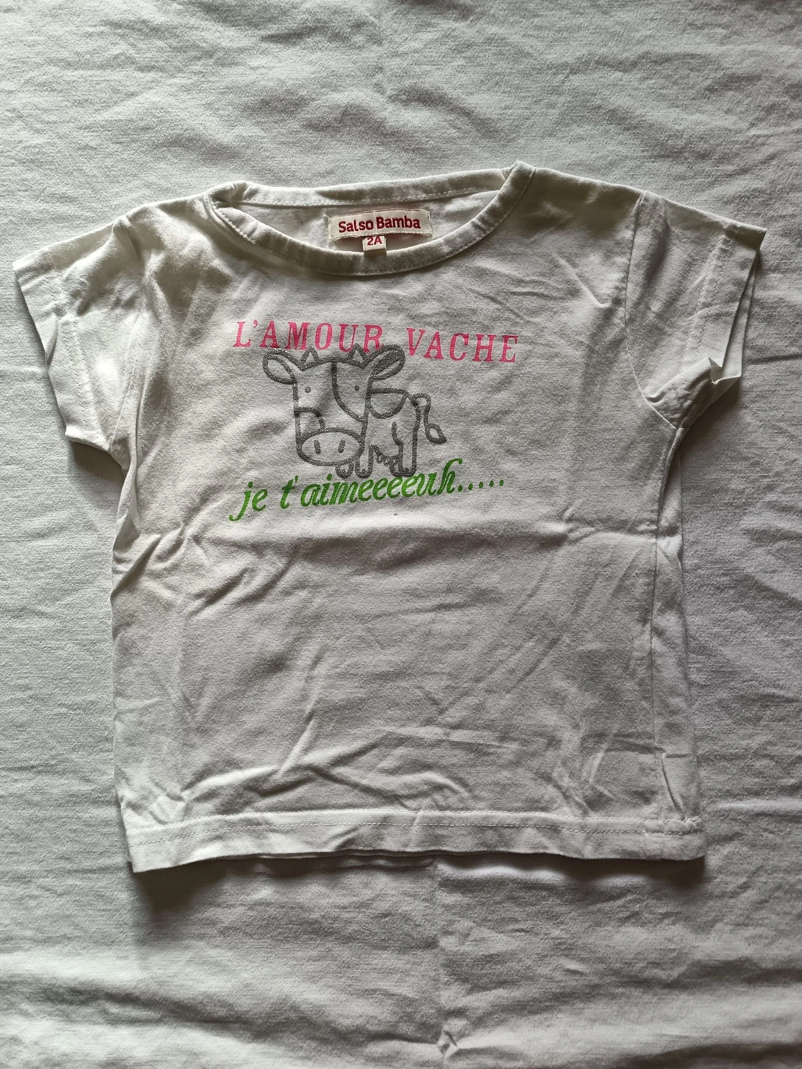 Camiseta Salso Bamba 2 anos L'amour vache – photo 4